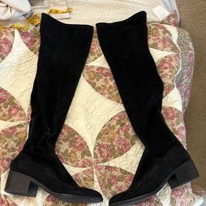 Steve Madden Black Gabbie Thigh High Boots Sz 10